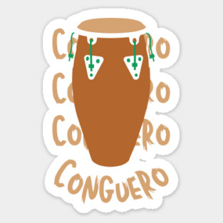 Conguero Sticker