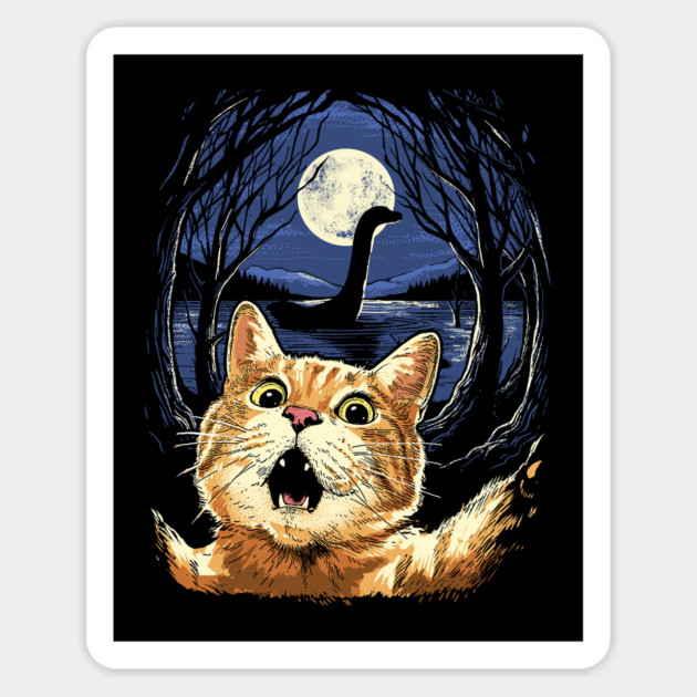 Cat Selfie of the Loch Monster Magnet by GoshWow®