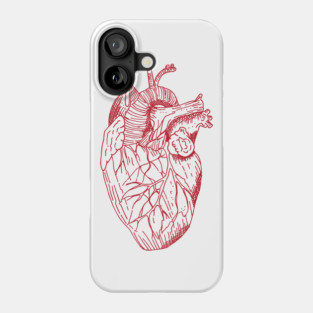 Just an anatomical heart Phone Case