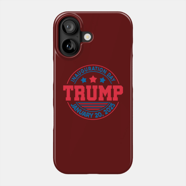 Donald Trump Inauguration Phone Case by QuirkyQuest Creations