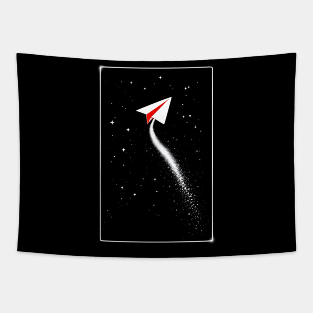 Night Flight Tapestry by MakerMind8.2