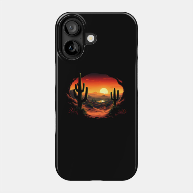 Desert Oasis Phone Case by MakerMind8.2