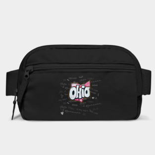 Ohio state of buckeyes love graffiti style Bag