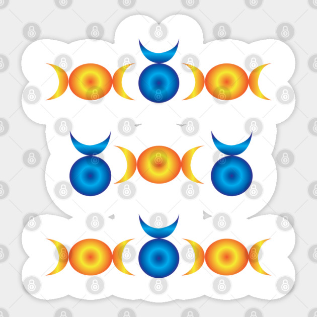 Pagan Symbols Sticker by DickinsonDesign