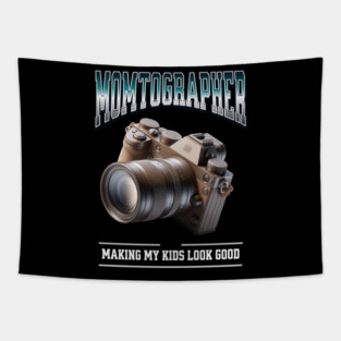 Momtographer Camera Lover Photography Enthusiast Design Tapestry