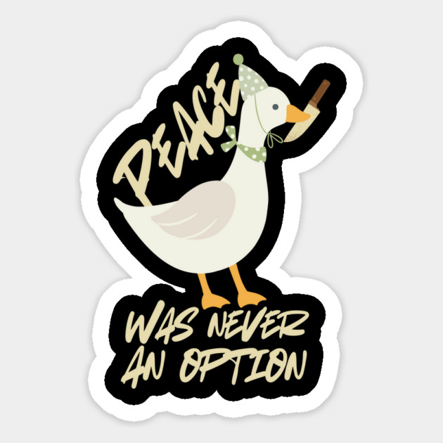 Peace Goose Game Magnet by The WYLD Tribe
