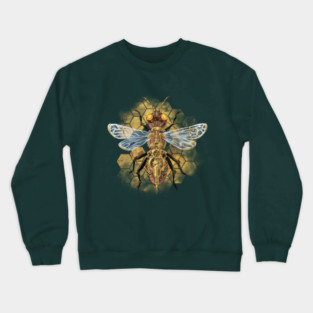 Steampunk Bee Crewneck Sweatshirt