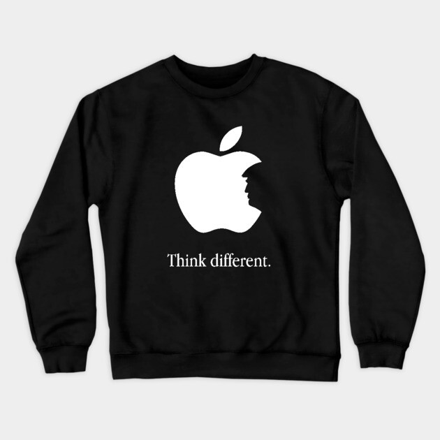 Think Different Trump Crewneck Sweatshirt by dumbshirts
