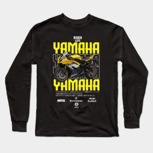 Yamaha R6 Yellow - Speed and Style Long Sleeve T-Shirt