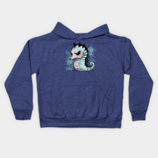 Grumpy Seahorse Kids Hoodie