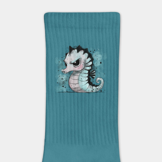 Grumpy Seahorse by H. R. Sinclair