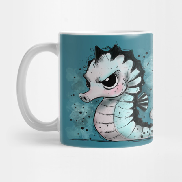 Grumpy Seahorse by H. R. Sinclair