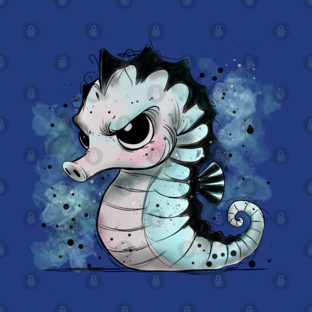 Grumpy Seahorse by H. R. Sinclair