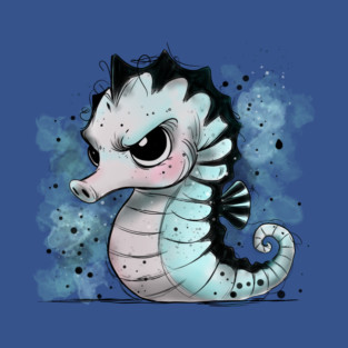 Grumpy Seahorse T-Shirt