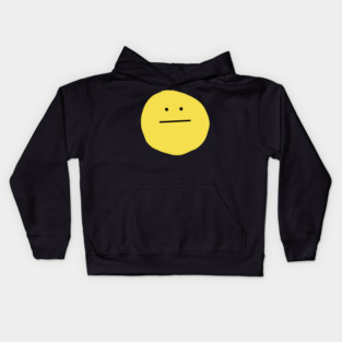 Neutral Smiley Face Kids Hoodie