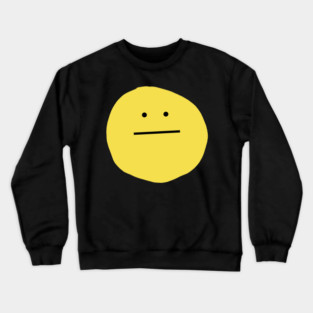 Neutral Smiley Face Crewneck Sweatshirt