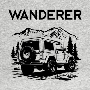 Wanderer Off-Road Outdoor Adventure Free Spirit T-Shirt