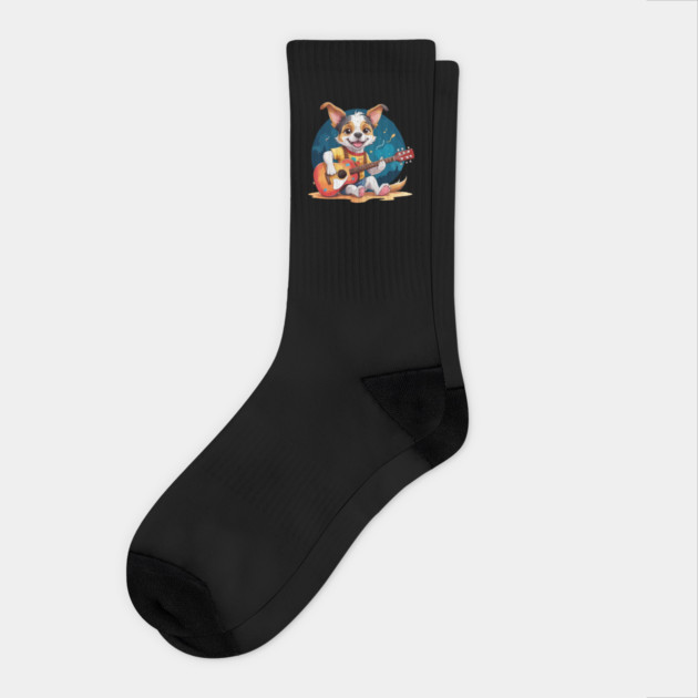 Musical Pup Socks by Urbanprint