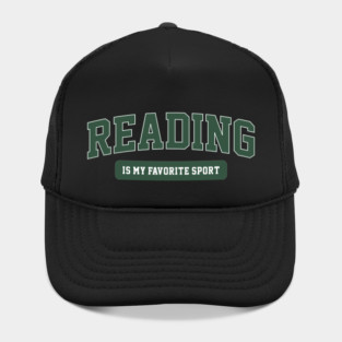 reading is my favorite sport Hat