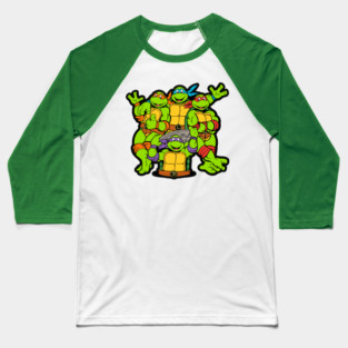 Turtle Heros Baseball T-Shirt