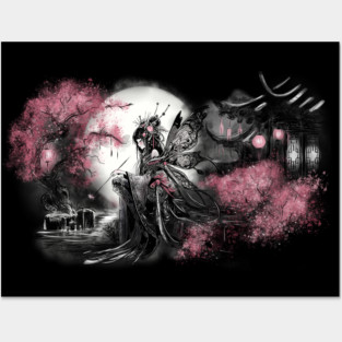 Chinese Fairy Illustration Posters and Art