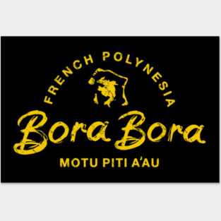 Bora Bora French Polynesia Islands Posters and Art