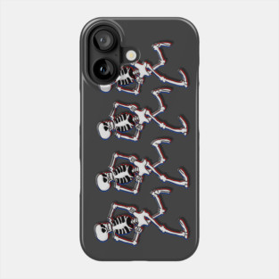 4 Dancing Skeletons - Silly Symphony Skeleton Dance Phone Case
