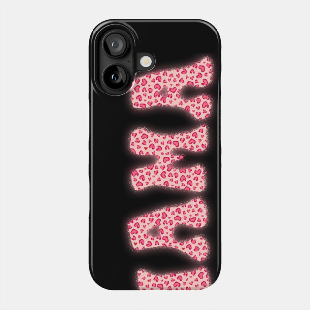 Hearts Pattern Valentine's Day Mama Phone Case by The WYLD Tribe
