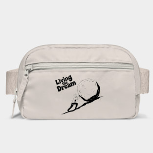 Living the Dream Sisyphus Sarcastic Life's Existential Struggles Bag