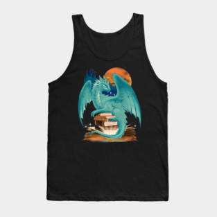 Book of Dragon and Fantasy Tank Top