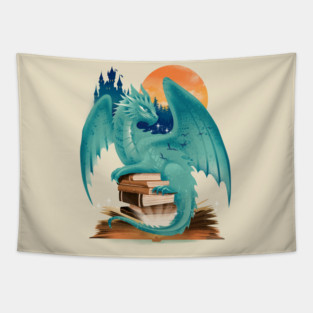 Book of Dragon and Fantasy Tapestry