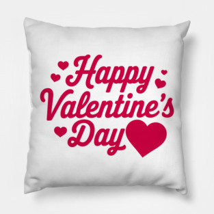 happy valentines day gift Pillow