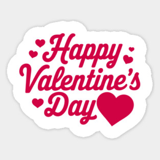 happy valentines day gift Sticker