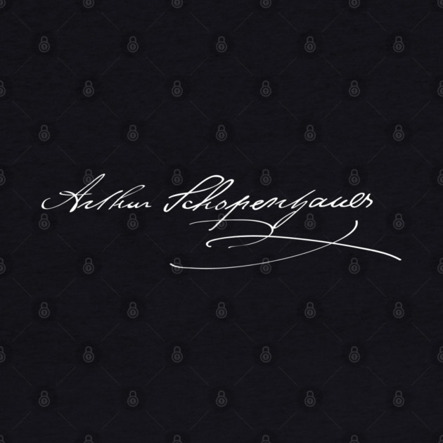 Signature of Arthur Schopenhauer, German Philosopher of Pessimism by TuncGK