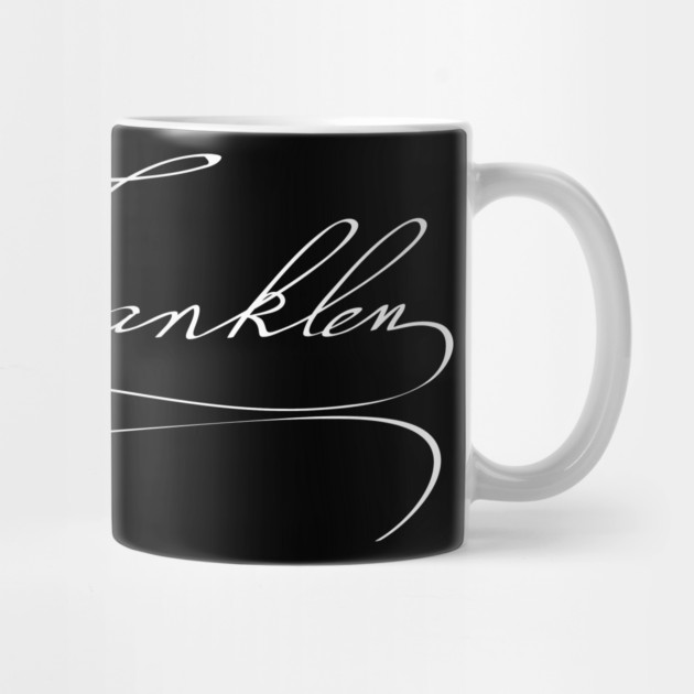 Autograph of Benjamin Franklin, Founding Father of the United States by TuncGK