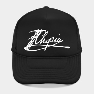 Signature of Frederic Chopin, Romantic Era Composer Hat