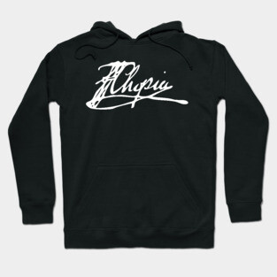 Signature of Frederic Chopin, Romantic Era Composer Hoodie
