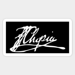 Signature of Frederic Chopin, Romantic Era Composer Magnet