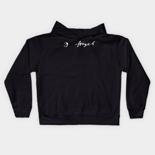 Signature of Georg Wilhelm Friedrich Hegel, German Philosopher Kids Hoodie