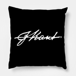 Signature of Immanuel Kant, German Enlightenment Philosopher Pillow