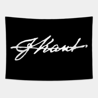 Signature of Immanuel Kant, German Enlightenment Philosopher Tapestry