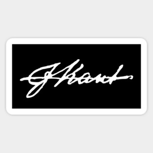Signature of Immanuel Kant, German Enlightenment Philosopher Magnet