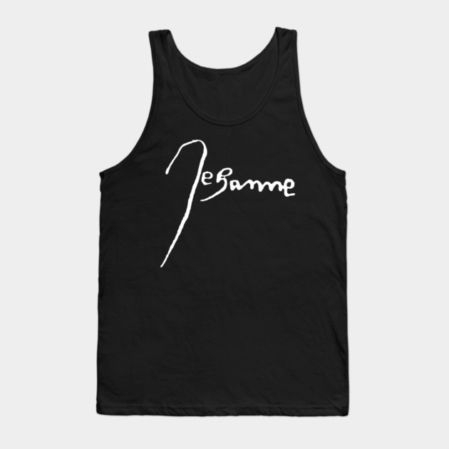 Signature of Joan of Arc, French Heroine and Saint Tank Top by TuncGK