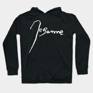 Signature of Joan of Arc, French Heroine and Saint Hoodie