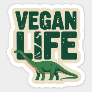 Vegan Life Eco Friendly Plant Based Sticker