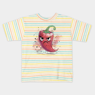 Grumpy Chili Pepper Kids T-Shirt