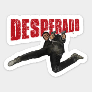 Desperado: The Guitar Player Sticker