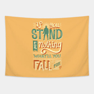Make a stand Tapestry