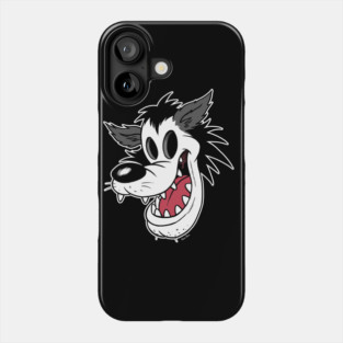Big Bad Wolf Head Vintage Cartoon Phone Case