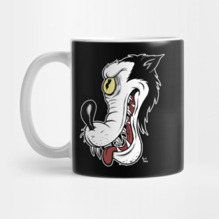Big Bad Wolf Vintage Rubber Hose cartoon Mug